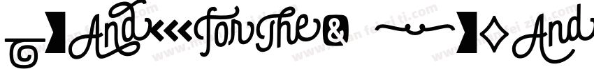Rockeby Condensed Black字体转换